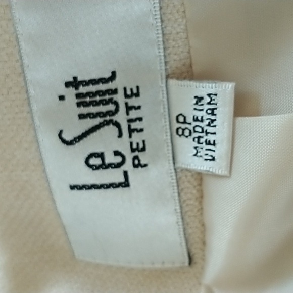 LeSuit Petite Classic Covered Button Blazer Jacket 8P - Picture 4 of 13